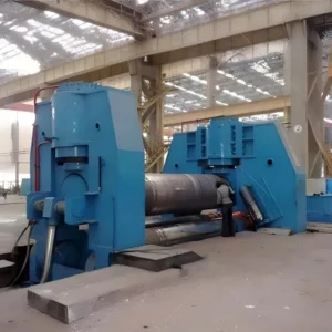 水平下调式卷板机